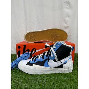 Size 11.5‎ OG all Clean Nike Blazer Mid sacai 'Black Blue' 2019 Sneaker
